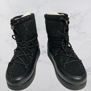 INC International Concepts Women’s Brooklynn Black Winter Booties 10M